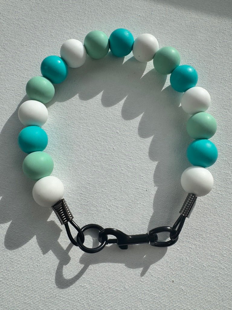 Beadworks Snap-Clasp Dog Collar - Ocean Breeze