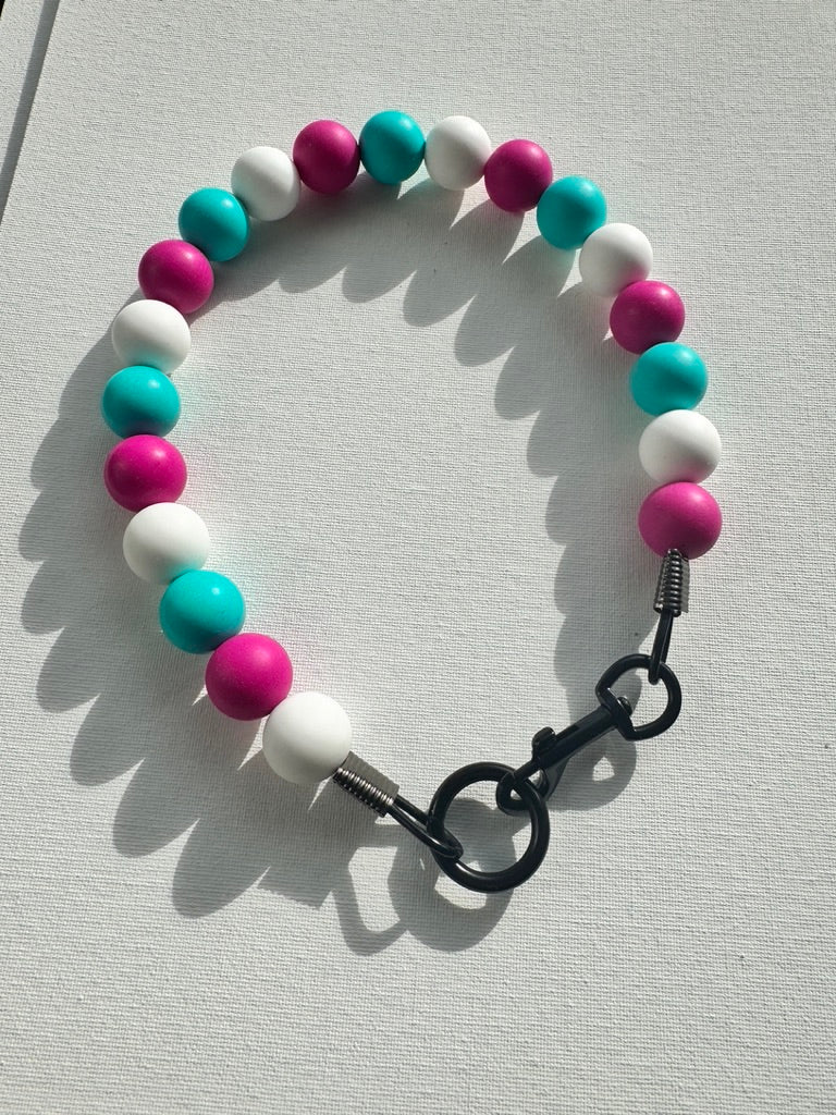 Beadworks Snap-Clasp Dog Collar - Tropical Taffy