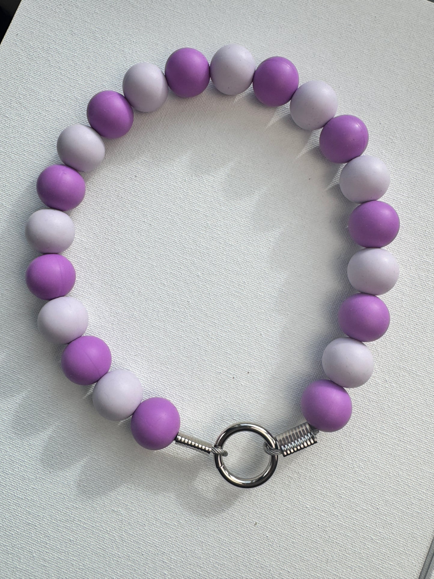 Beadworks Slip-on Dog Collar Grape Fizz